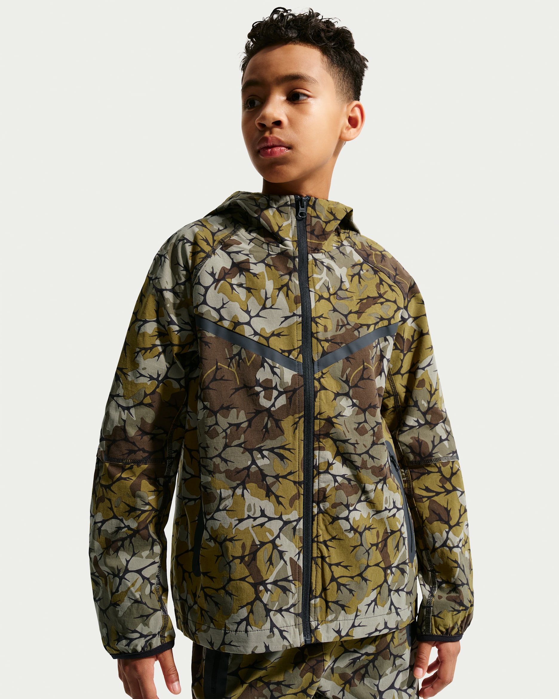 ナイキ テック フルジップ ウーブン セットアップ NIKE公式】ナイキ スポーツウェア テック ウーブン ジュニア (ボーイズ